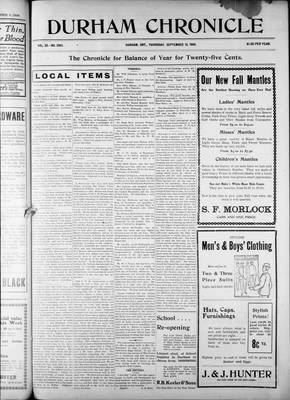 Durham Chronicle (1867), 13 Sep 1906