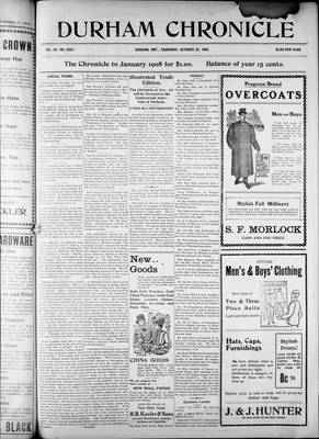 Durham Chronicle (1867), 25 Oct 1906