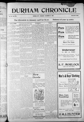 Durham Chronicle (1867), 15 Nov 1906