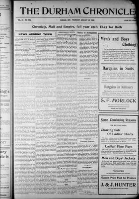 Durham Chronicle (1867), 30 Jan 1908