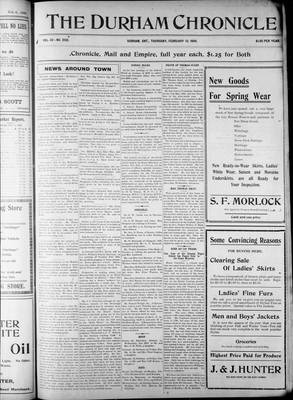 Durham Chronicle (1867), 13 Feb 1908