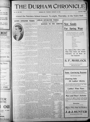 Durham Chronicle (1867), 20 Feb 1908