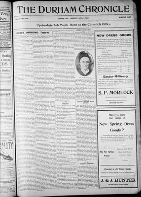 Durham Chronicle (1867), 9 Apr 1908