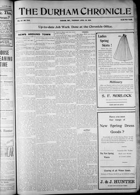 Durham Chronicle (1867), 30 Apr 1908