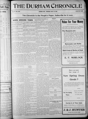 Durham Chronicle (1867), 28 May 1908