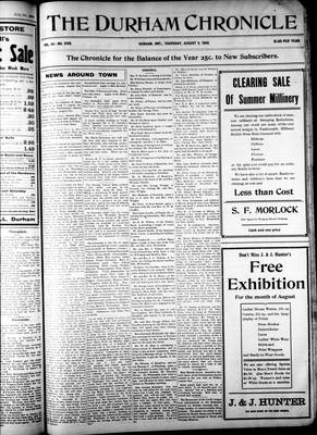 Durham Chronicle (1867), 6 Aug 1908