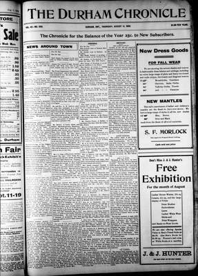 Durham Chronicle (1867), 13 Aug 1908