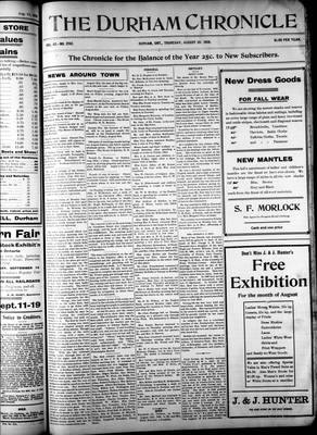 Durham Chronicle (1867), 20 Aug 1908