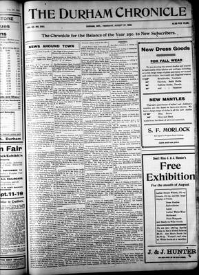 Durham Chronicle (1867), 27 Aug 1908