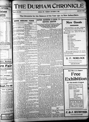 Durham Chronicle (1867), 3 Sep 1908