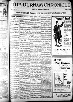 Durham Chronicle (1867), 22 Oct 1908