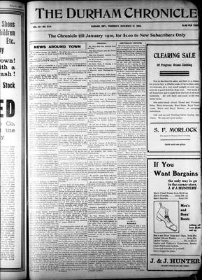 Durham Chronicle (1867), 12 Nov 1908