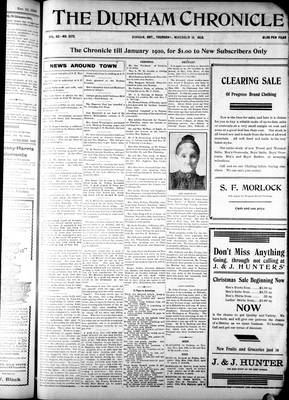 Durham Chronicle (1867), 19 Nov 1908