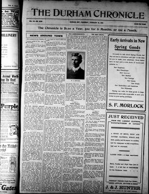 Durham Chronicle (1867), 10 Feb 1910