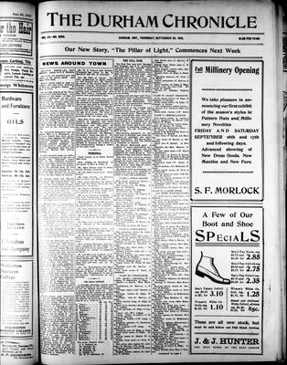 Durham Chronicle (1867), 29 Sep 1910