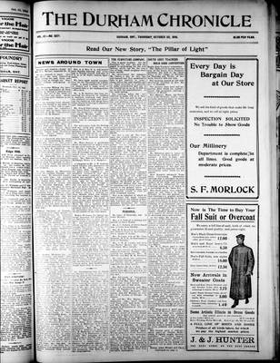 Durham Chronicle (1867), 20 Oct 1910