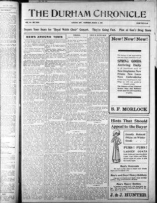 Durham Chronicle (1867), 2 Mar 1911