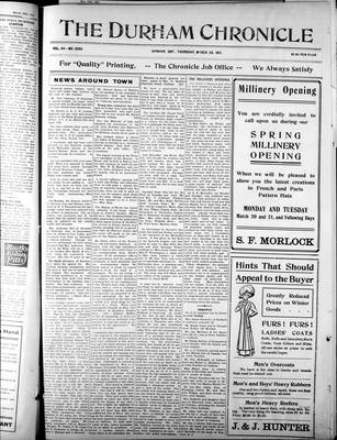 Durham Chronicle (1867), 23 Mar 1911