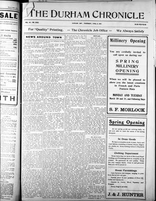 Durham Chronicle (1867), 6 Apr 1911