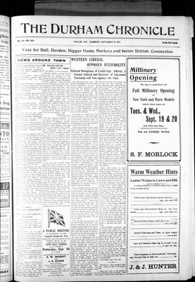 Durham Chronicle (1867), 14 Sep 1911