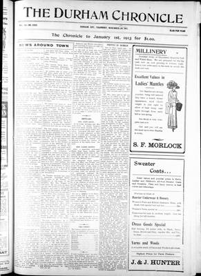 Durham Chronicle (1867), 23 Nov 1911