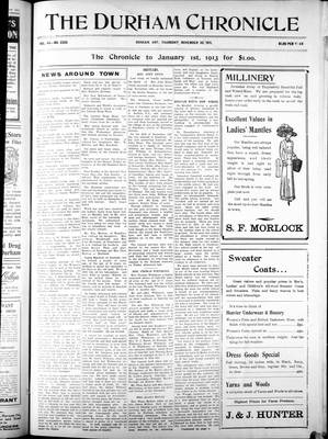 Durham Chronicle (1867), 30 Nov 1911