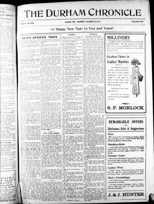 Durham Chronicle (1867), 28 Dec 1911