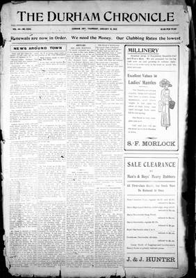 Durham Chronicle (1867), 18 Jan 1912