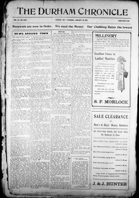 Durham Chronicle (1867), 25 Jan 1912