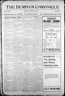 Durham Chronicle (1867), 18 Apr 1912