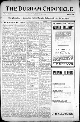 Durham Chronicle (1867), 30 May 1912