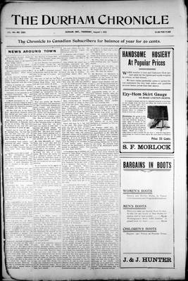 Durham Chronicle (1867), 1 Aug 1912