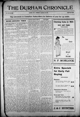 Durham Chronicle (1867), 26 Sep 1912