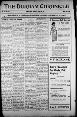 Durham Chronicle (1867), 24 Oct 1912