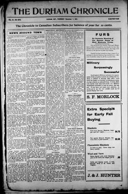 Durham Chronicle (1867), 7 Nov 1912