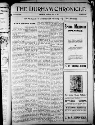 Durham Chronicle (1867), 27 Mar 1913