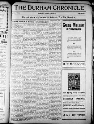 Durham Chronicle (1867), 3 Apr 1913