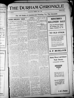 Durham Chronicle (1867), 8 May 1913