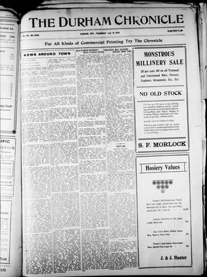 Durham Chronicle (1867), 31 Jul 1913