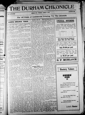 Durham Chronicle (1867), 14 Aug 1913