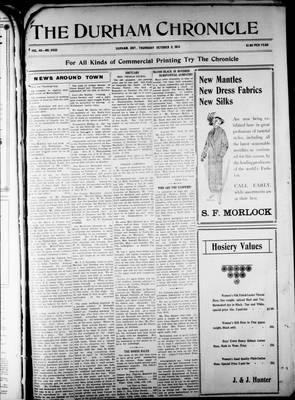 Durham Chronicle (1867), 2 Oct 1913