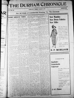 Durham Chronicle (1867), 30 Oct 1913