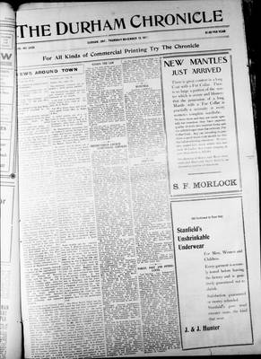 Durham Chronicle (1867), 13 Nov 1913