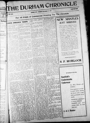 Durham Chronicle (1867), 27 Nov 1913