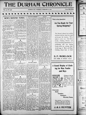 Durham Chronicle (1867), 17 Feb 1916