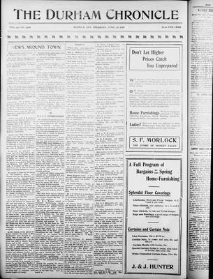 Durham Chronicle (1867), 27 Apr 1916