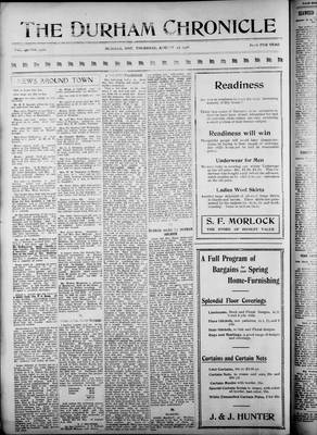 Durham Chronicle (1867), 17 Aug 1916