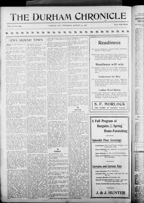 Durham Chronicle (1867), 24 Aug 1916