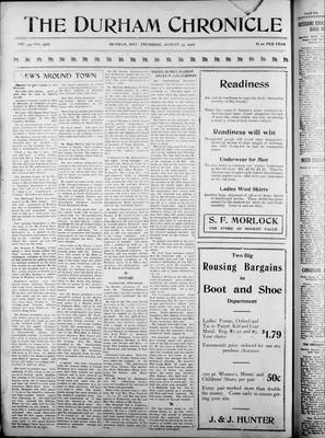 Durham Chronicle (1867), 31 Aug 1916