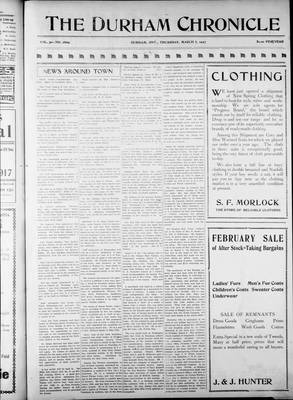 Durham Chronicle (1867), 1 Mar 1917